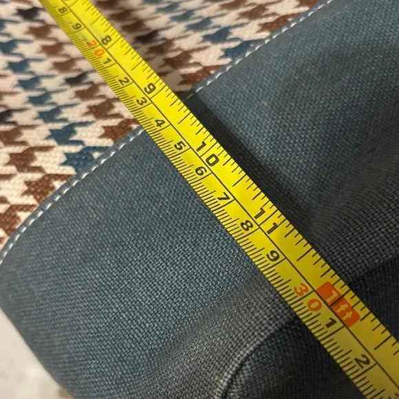 Spartina 449 Houndstooth Tote - Green and Brown - Picture 8 of 9